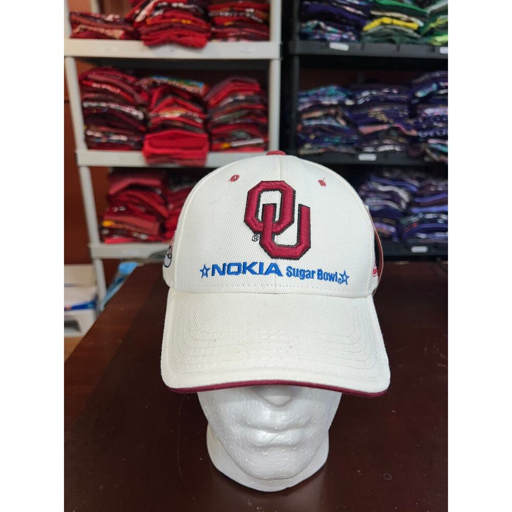 Vintage Sugar Bowl Hat Oklahoma National Championship OSU Sooners Cap NWT
